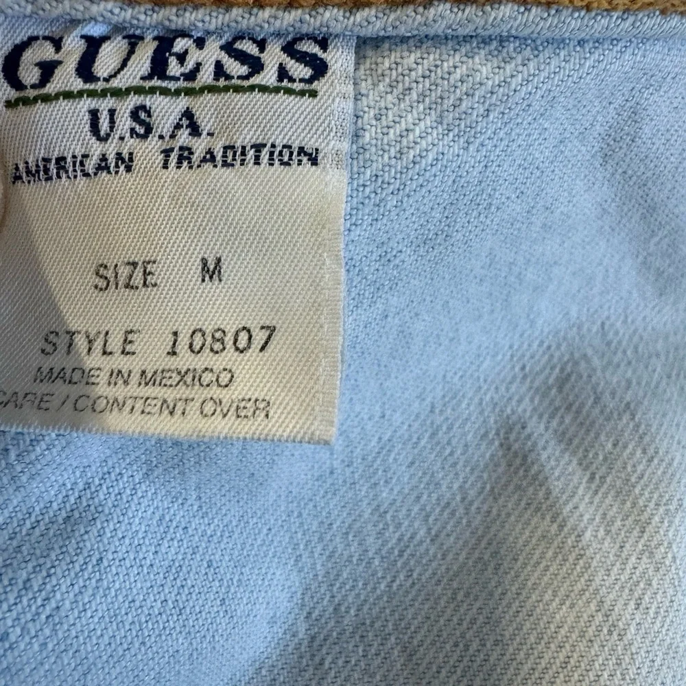 Guess Men's Light Blue Denim Jacket - Picture 5 of 5